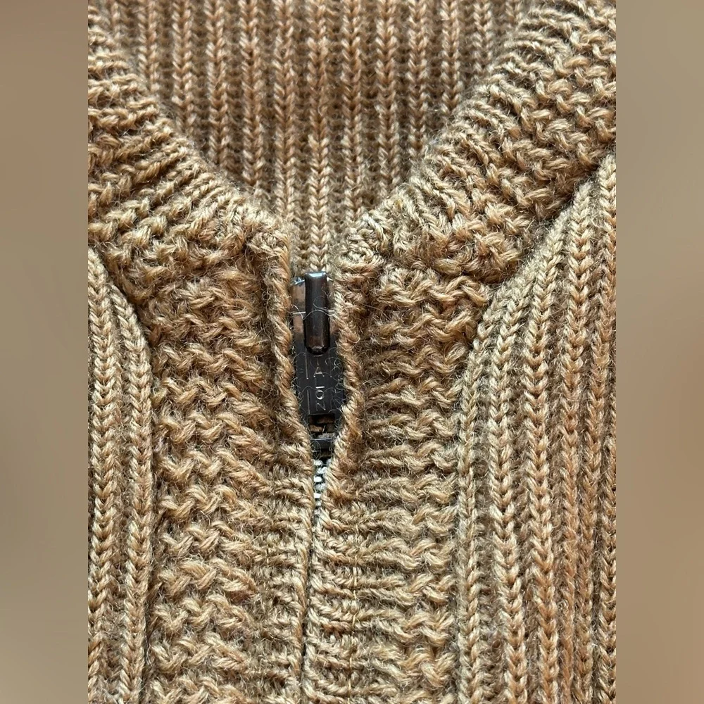 Vintage Towncraft Pennys Full Zip Wool Sweater Large Men’s - Picture 4 of 8